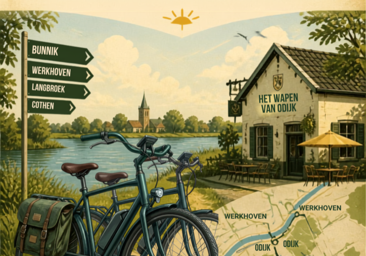 Fietsentochten Krommerijn + Wapen Odijk